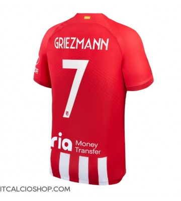 Atletico Madrid Antoine Griezmann #7 Prima Maglia 2023-24 Manica Corta